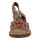 Ornela Brenti Damen Schuhe Trachten Dirndl Sandalette Braun Größe 41 EU