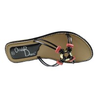 Ornela Brenti Damen Schuhe Trachten Dirndl Pantolette Schwarz Größe 37 EU