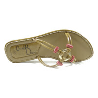Ornela Brenti Damen Pantolette Beige 36 EU