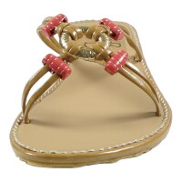 Ornela Brenti Damen Schuhe Trachten Dirndl Pantolette Beige Größe 41 EU