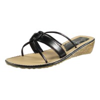Ornela Brenti Damen Schuhe Trachten Dirndl Pantolette Schwarz Größe 36 EU