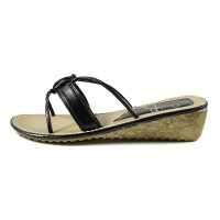 Ornela Brenti Damen Pantolette Schwarz 40 EU