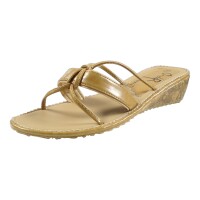 Ornela Brenti Damen Schuhe Trachten Dirndl Pantolette Beige Größe 36 EU