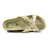 Ornela Brenti Damen Pantolette Beige 41 EU