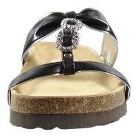 Ornela Brenti Damen Schuhe Trachten Dirndl Pantolette Schwarz Größe 39 EU