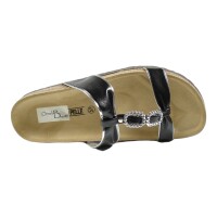 Ornela Brenti Damen Schuhe Trachten Dirndl Pantolette Schwarz Größe 40 EU