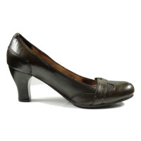 Ornela Brenti Damen Pumps Braun 38 EU