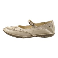 Kurpfalz Schuhe Damen Schuhe Trachten Dirndl Ballerina Beige Größe 36 EU