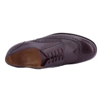Charles de Batz Herren Schuhe Rahmengenäht Schnürer Rot Größe 43.5 EU