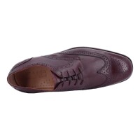 Charles de Batz Herren Schuhe Rahmengenäht Schnürer Rot Größe 43.5 EU