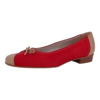 afis shoe-fashion Damen Schuhe Trachten Dirndl Ballerina Rot Größe 37 EU