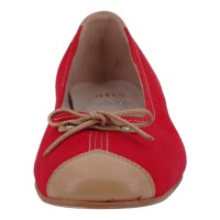 afis shoe-fashion Damen Schuhe Trachten Dirndl Ballerina Rot Größe 37 EU