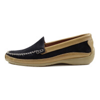 afis shoe-fashion Damen Mokassin Blau 36 EU