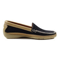 afis shoe-fashion Damen Mokassin Blau 36 EU