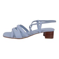 afis shoe-fashion Damen Schuhe Trachten Dirndl Sandalette Blau Größe 40 EU