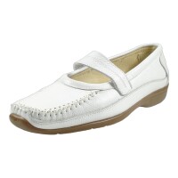 afis shoe-fashion Damen Schuhe Trachten Dirndl Mokassin Weiß Größe 39 EU