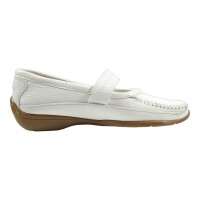 afis shoe-fashion Damen Schuhe Trachten Dirndl Mokassin Weiß Größe 41 EU