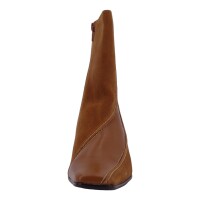 Evergreens Damen Schuhe Trachten Dirndl Stiefel Braun Größe 40 EU