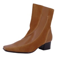Evergreens Damen Schuhe Trachten Dirndl Stiefel Braun Größe 41 EU