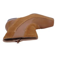 Evergreens Damen Schuhe Trachten Dirndl Stiefel Braun Größe 41 EU