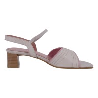Evergreens Damen Schuhe Trachten Dirndl Sandalette Pink Größe 40.5 EU