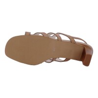Evergreens Damen Schuhe Trachten Dirndl Sandalette Beige Größe 36 EU