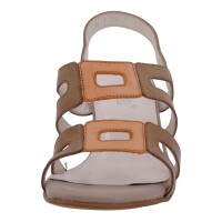 Evergreens Damen Schuhe Trachten Dirndl Sandalette Beige Größe 41.5 EU