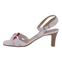 Evergreens Damen Schuhe Trachten Dirndl Sandalette Rot Größe 40.5 EU