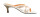 Ornela Brenti Damen Pantolette Weiß-Orange 41 EU