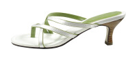 Ornela Brenti Damen Pantolette Weiß-Grün 39 EU