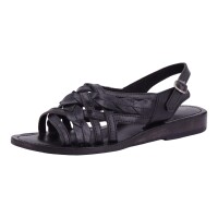 Andrea Doria Damen Schuhe Trachten Dirndl Sandale Schwarz Größe 41 EU