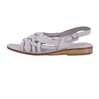 Andrea Doria Damen Schuhe Trachten Dirndl Sandale Weiß Größe 38 EU