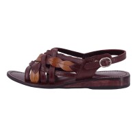 Andrea Doria Damen Schuhe Trachten Dirndl Sandale Dunkelbraun Größe 41 EU