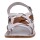 Andrea Doria Damen Schuhe Trachten Dirndl Sandale Weiß-Braun Größe 41 EU