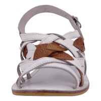 Andrea Doria Damen Schuhe Trachten Dirndl Sandale Weiß-Braun Größe 42 EU