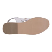 Andrea Doria Damen Schuhe Trachten Dirndl Sandale Weiß-Braun Größe 42 EU