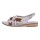 Andrea Doria Damen Schuhe Trachten Dirndl Sandale Weiß-Braun Größe 42 EU
