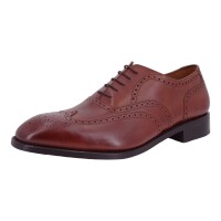 Charles de Batz Herren Schuhe Rahmengenäht Schnürer Braun Größe 44 EU