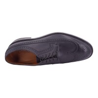 Charles de Batz Herren Schuhe Rahmengenäht Schnürer Schwarz Größe 42 EU