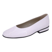 SCHAPURO Damen Trachten Ballerina Weiß 35,5 EU