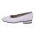 SCHAPURO Damen Trachten Ballerina Weiß 35,5 EU