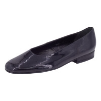 SCHAPURO Damen Trachten Ballerina Schwarz 37,5 EU