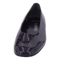 SCHAPURO Damen Trachten Ballerina Schwarz 37,5 EU