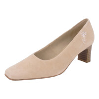 SCHAPURO Damen Trachten Pumps Beige 40,5 EU