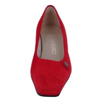 SCHAPURO Damen Trachten Pumps Rot 38,5 EU