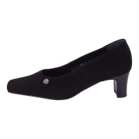 SCHAPURO Damen Trachten Pumps Schwarz 35,5 EU