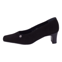 SCHAPURO Damen Trachten Pumps Schwarz 36 EU