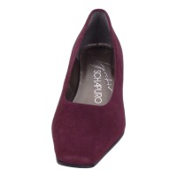 SCHAPURO Damen Trachten Pumps Rot 39,5 EU