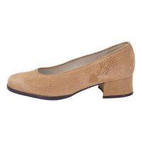SCHAPURO Damen Trachten Pumps Beige 35,5 EU