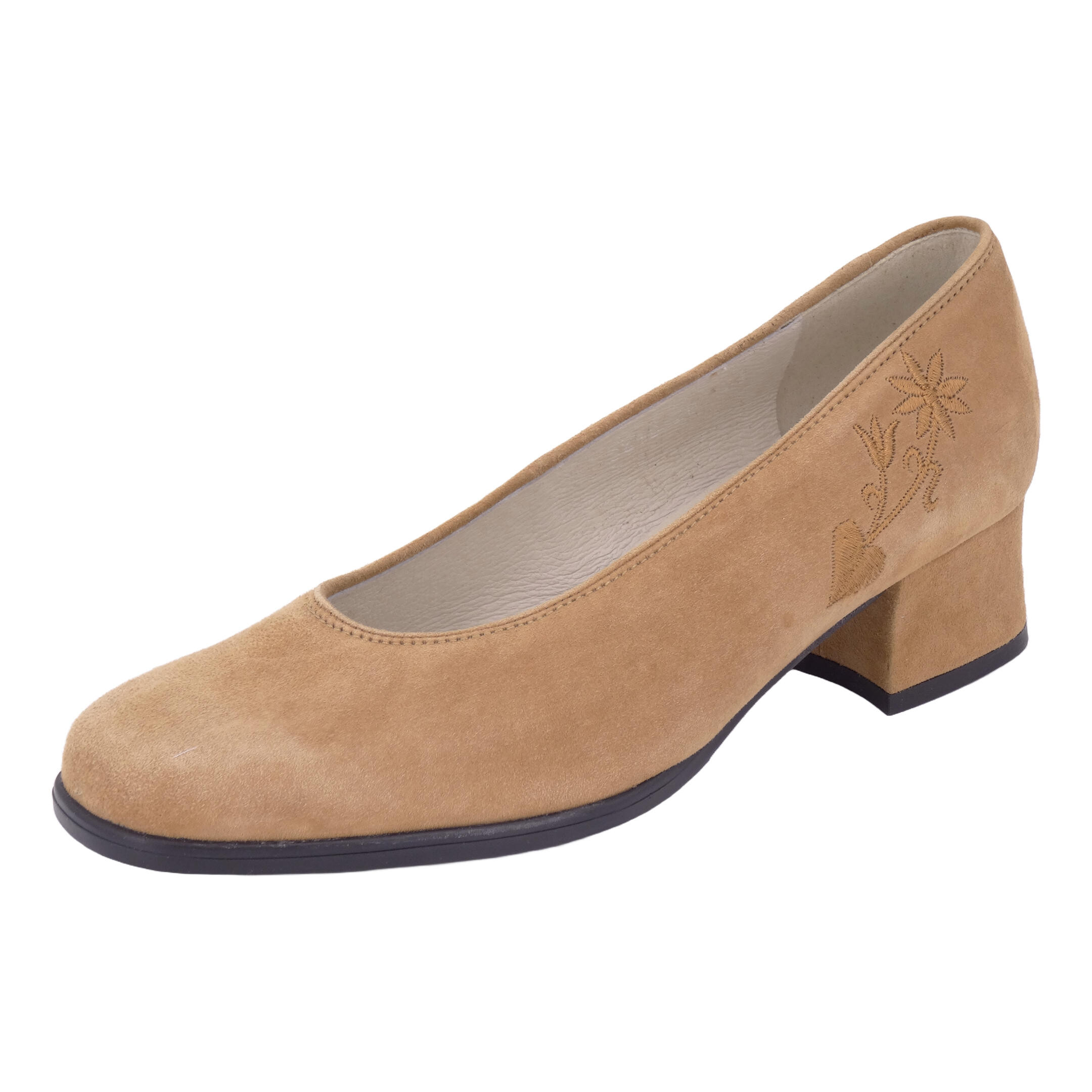 SCHAPURO Damen Trachten Pumps Beige 39,5 EU